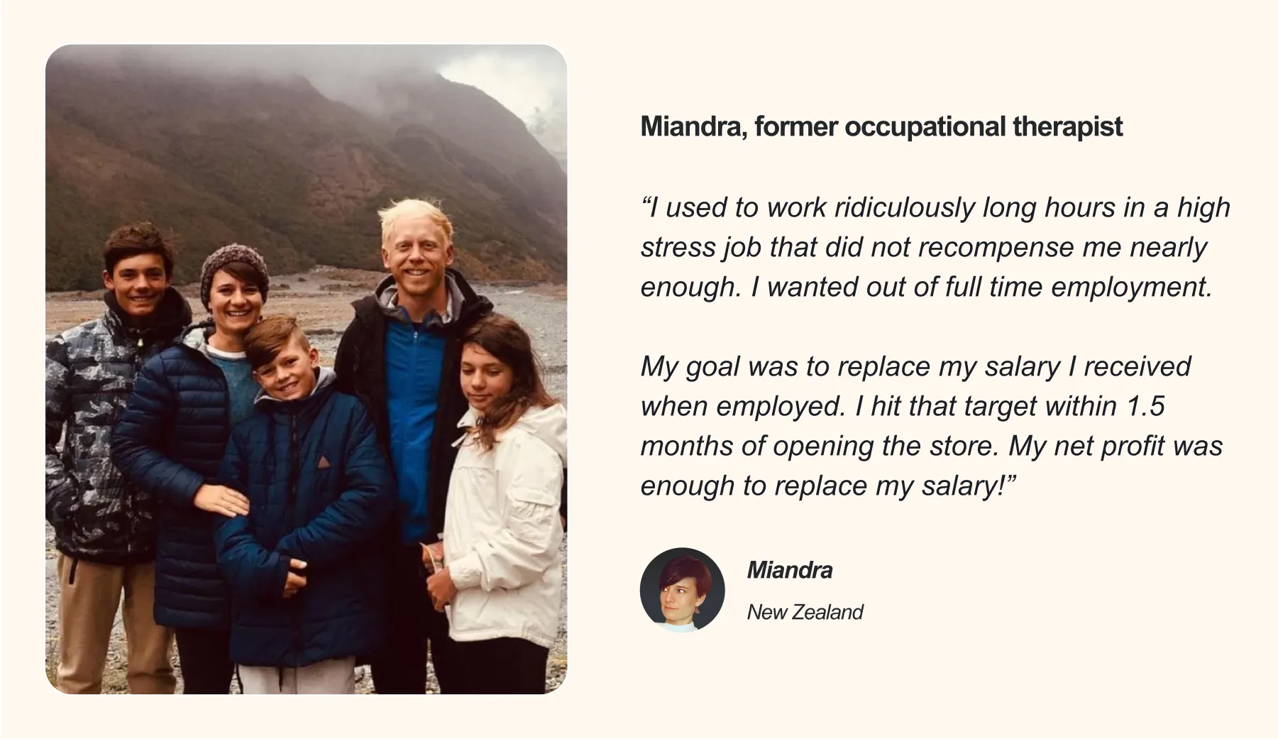 Real stories of real people